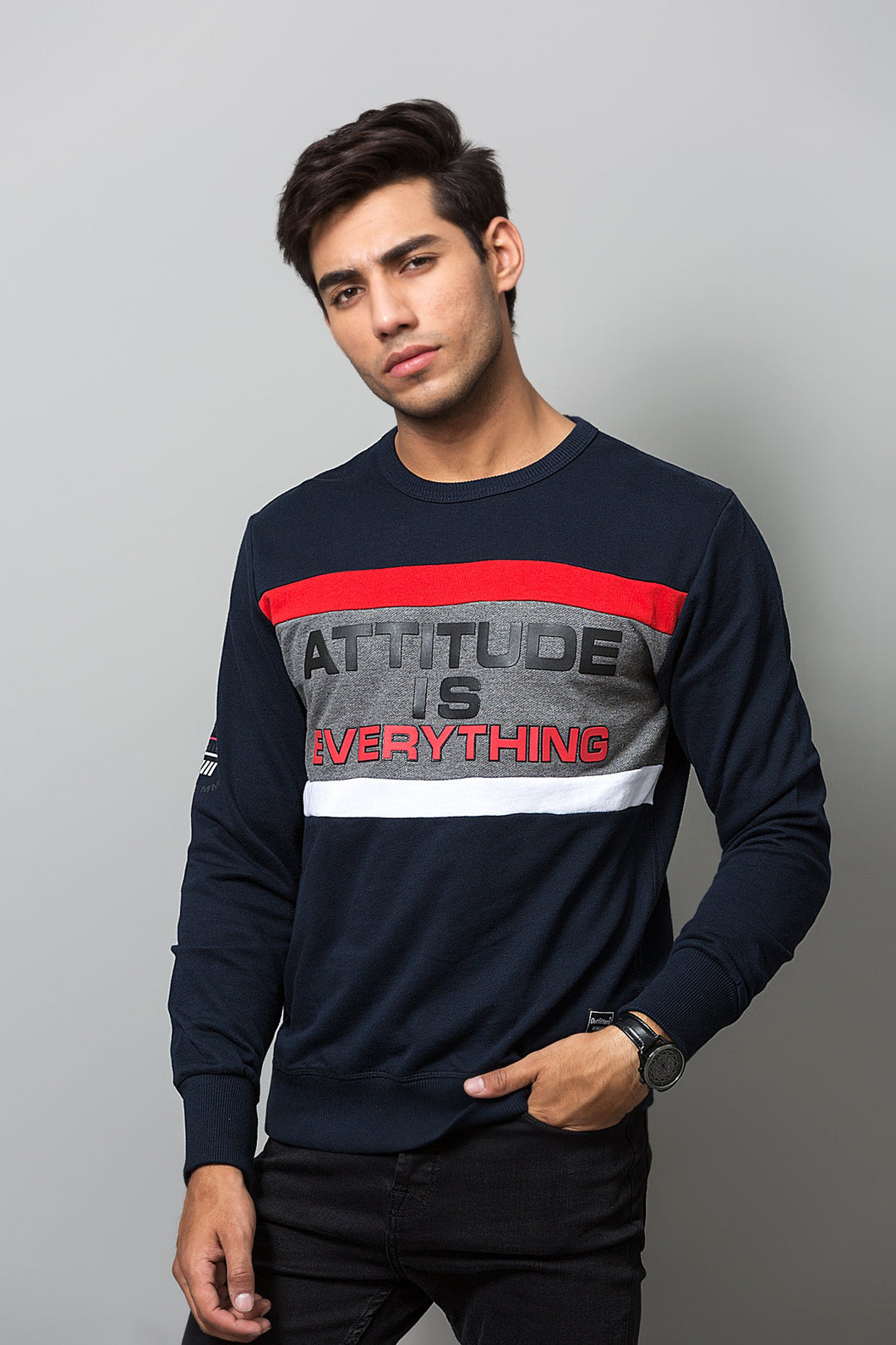 Attitude is Everything’ Statement Sweatshirt